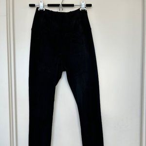 Aritzia Wilfred Free Daria Faux Suede Leather Black Size S